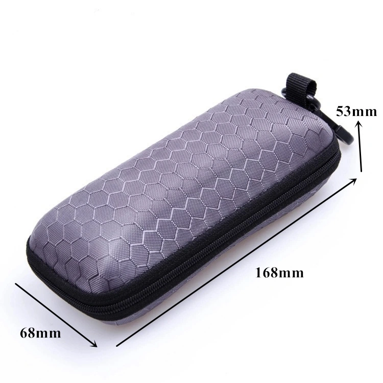 Hard Shell Carrying EVA Zipper Eyeglasses/ Sunglasses /Spectacles Case