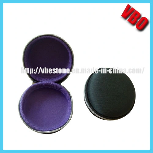 New Round Shaped Headphone Case, Earphone Carrying Case