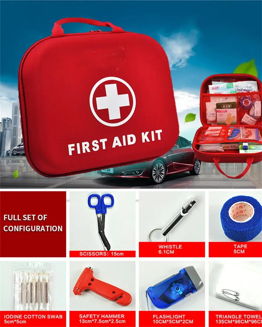 Wholesale Medical Equipment Portable Waterproof First Aid Kit Bag with Logo