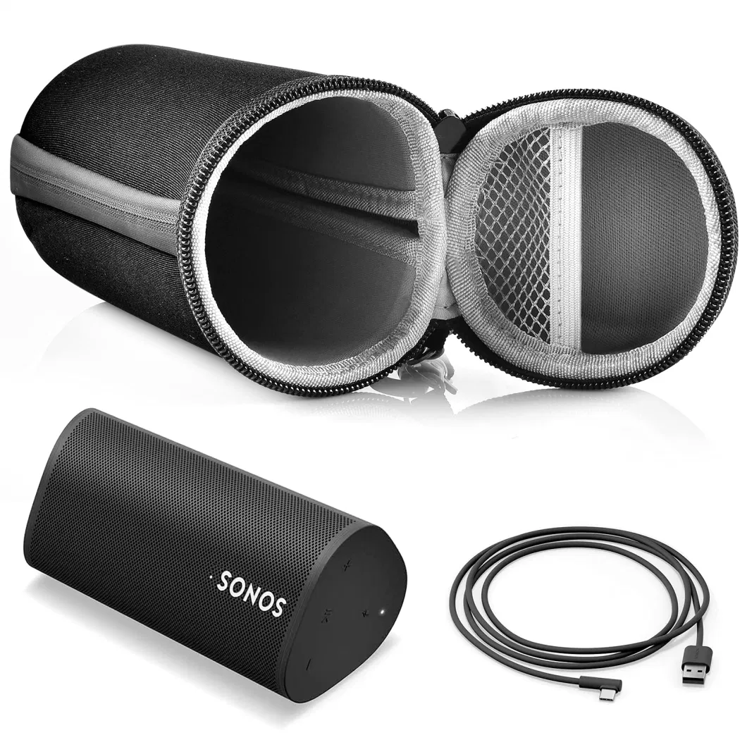 EVA Case Compatible with Sonos Roam WLAN &amp; Bluetooth Portable Smart Speaker Travel Carrying Case for Jbl Flip 5/ Flip 4