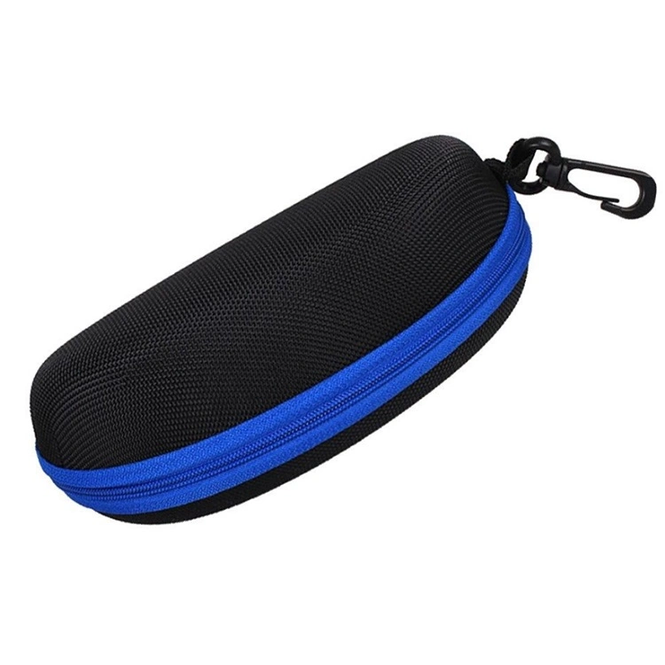 Custom Black Hard Shell Waterproof Portable Protective EVA Eyeglass Cases/Sunglasses Case with Hook