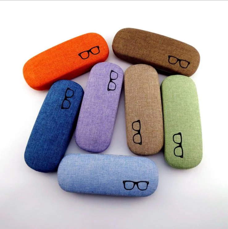 Big Size Customer Logo and Colorful Oversize PU EVA Hard Myopia Glasses Sunglasses Eye Wear Box Glasses Case