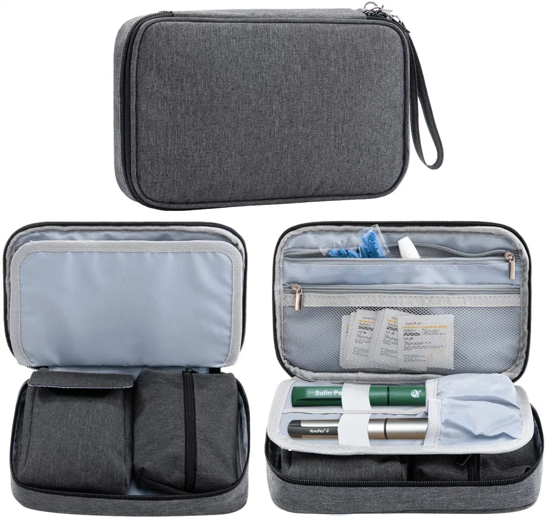 Diabetic Supplies and Insulin Travel Storage Case