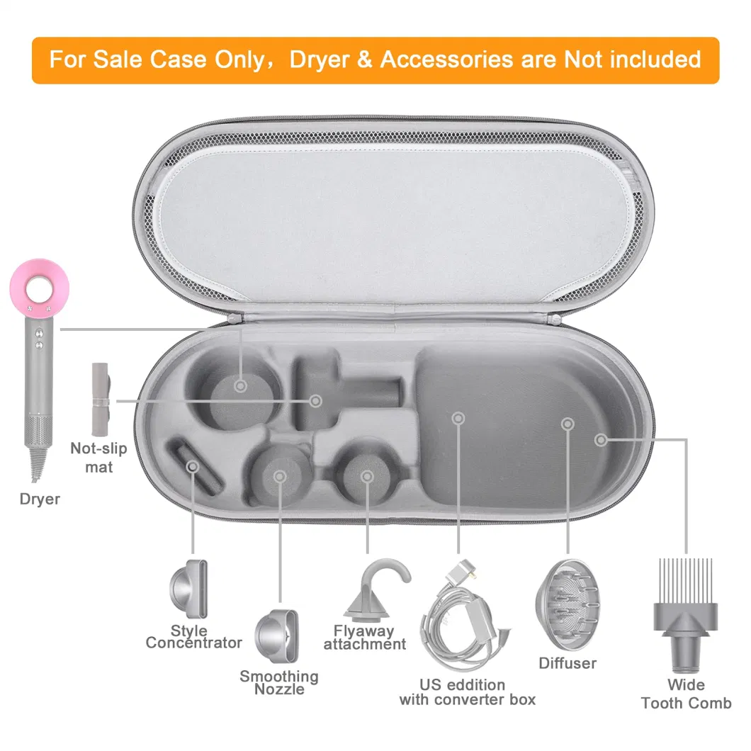 Hair Dryer Accessories Hard Case for Dyson Supersonic Hair Dryer Case