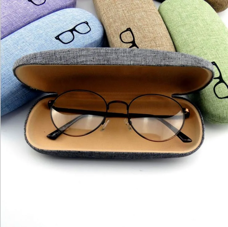 Big Size Customer Logo and Colorful Oversize PU EVA Hard Myopia Glasses Sunglasses Eye Wear Box Glasses Case