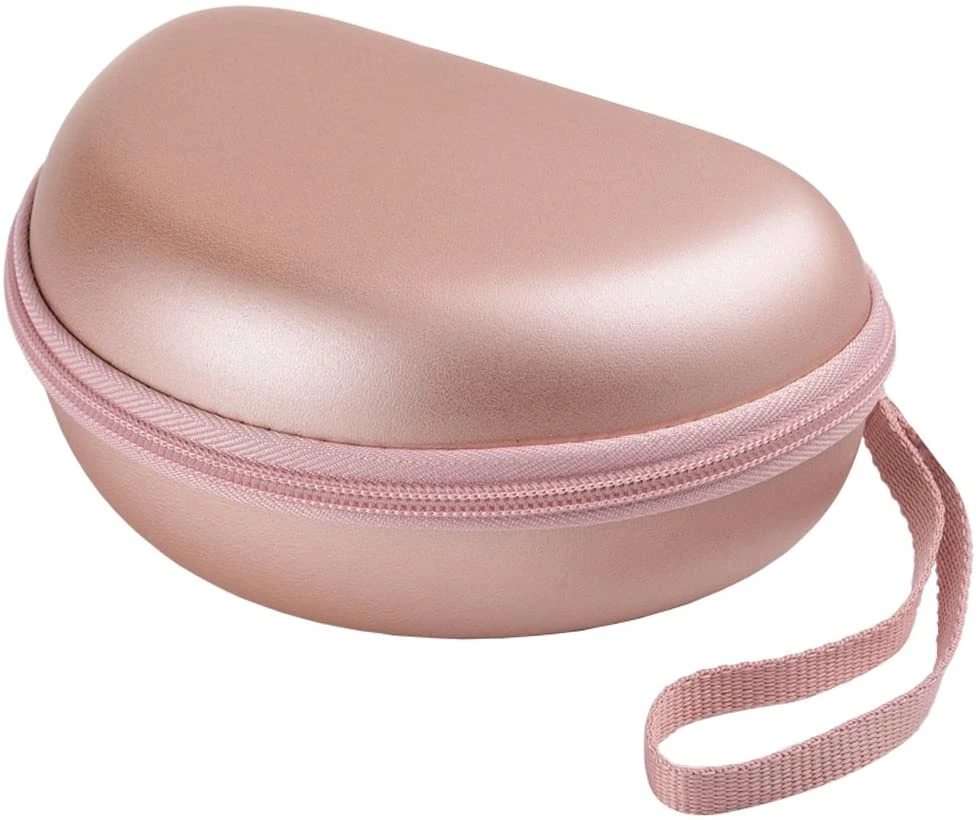 Pink Compact Waterproof Hard EVA Case Shell Bag for Heaphone