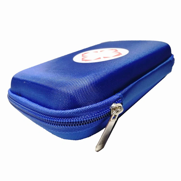 Blue Color Travel Hard Shell Waterproof Portable Carrying Caso Protective EVA First Aid Case