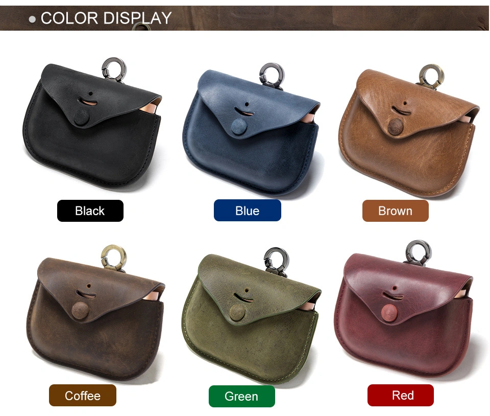 Ea137 Headphone Bag Airpod PRO Protective Carrying Storage Bulk Luxury Custom Earphone Leather Air Pod Case Designer