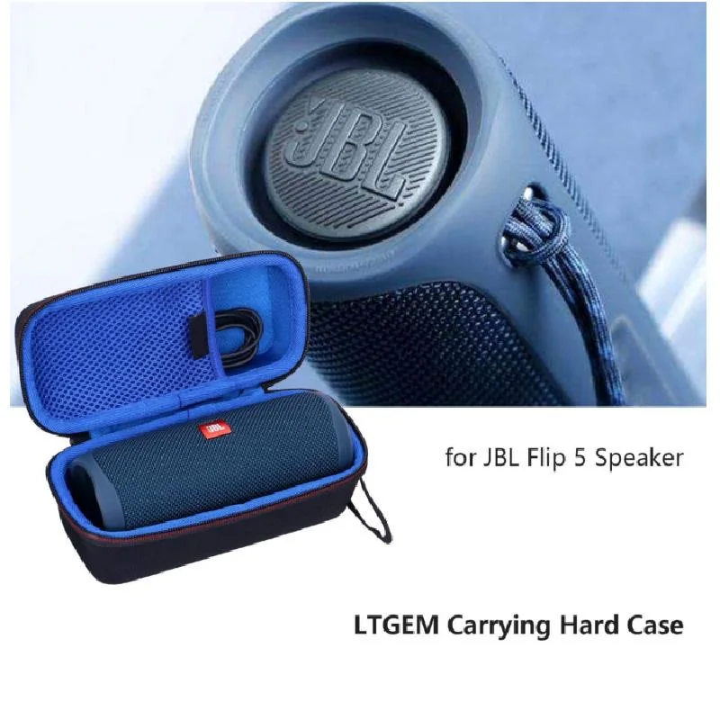 Durable Hard EVA Case for Jbl Flip 6 Flip 5 Waterproof Portable Blue-Toth Speaker Travel Protective Carrying Storage Speaker Bag