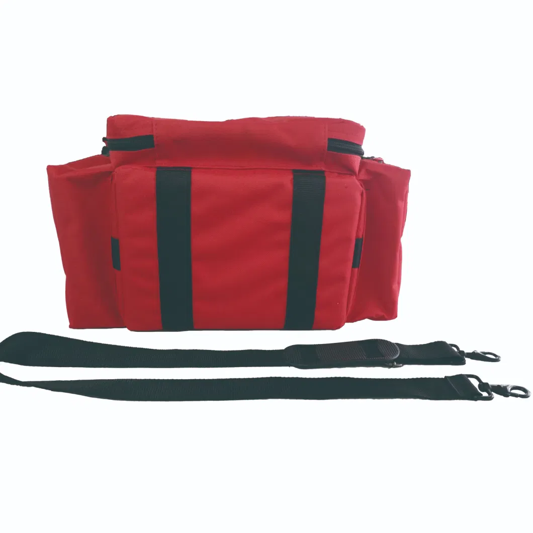 Red 600d Polyester Small Padded Trauma Bag /First Aid Kit/ Emergency Bag