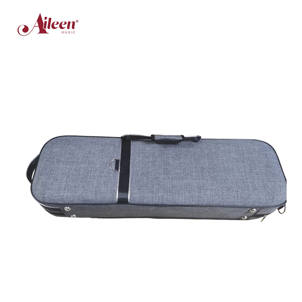 Deluxe Foamed Oblong Shape 4/4-1/8 Violin Light Case (CSV327B1)