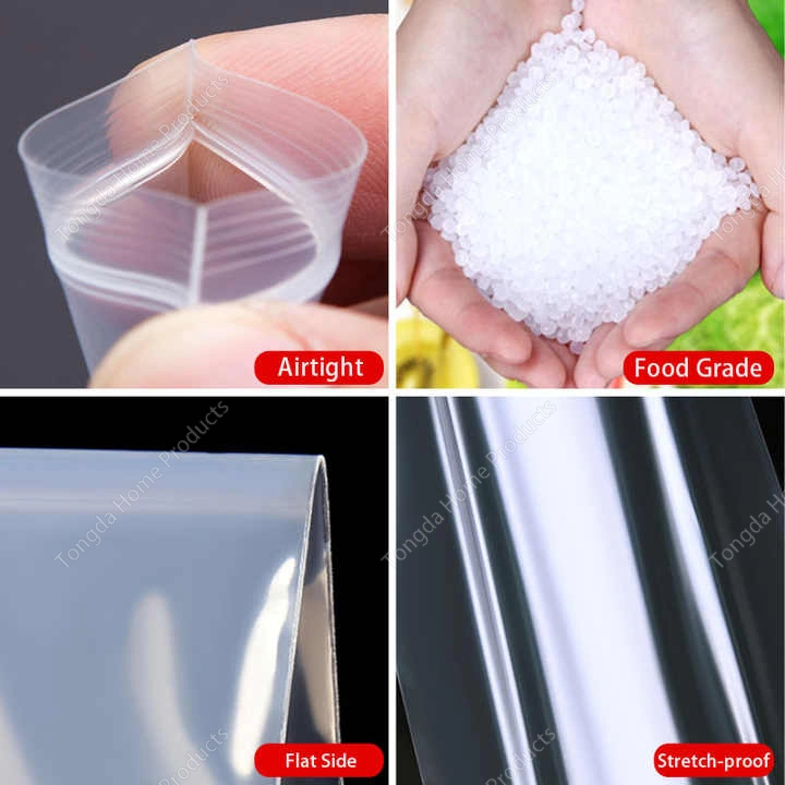 Medical Grade Plastic LDPE Small Mini Zipper Packing Envelopes Ziplock Pill Bag