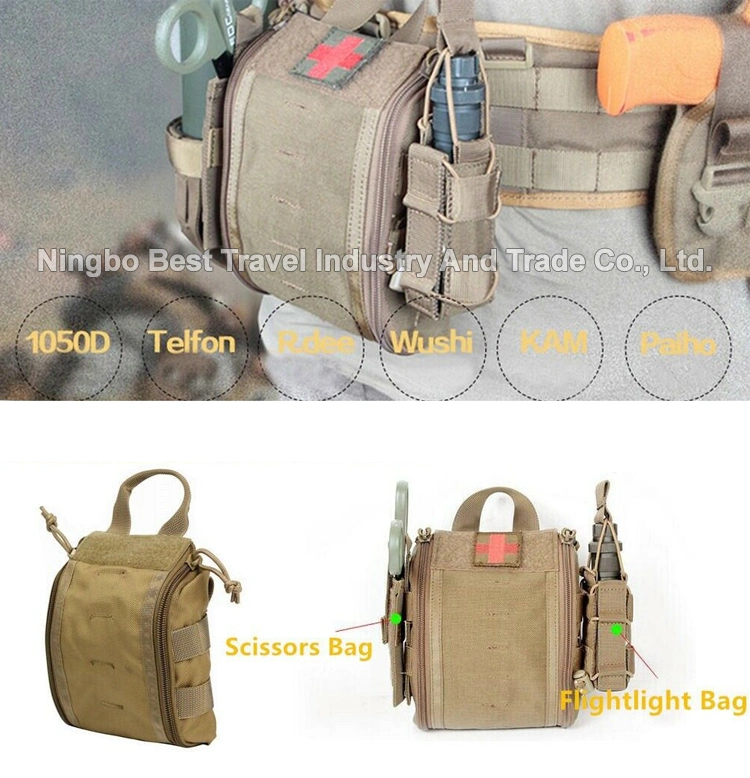 1000d Nylon Molle Medical Ifak EMT Pouch Molle Military Medic Survival EDC Tactical First Aid Bag