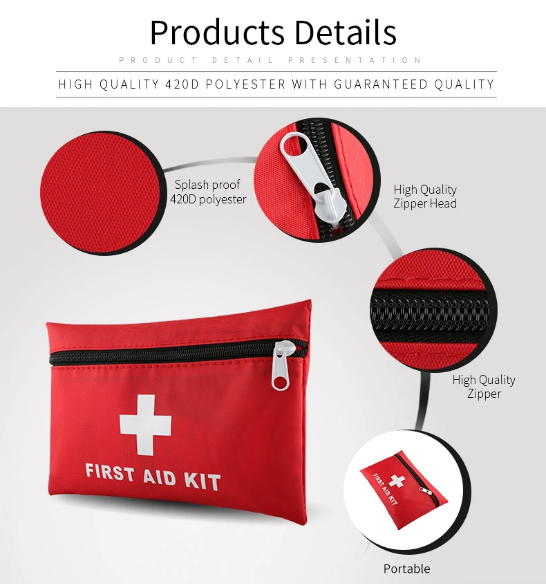 Small Size Promotional Pocket Preparedness First Aid Kit Small Bag