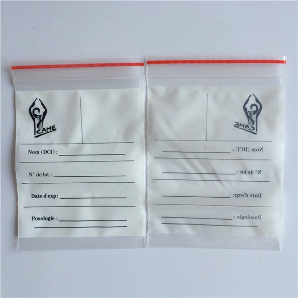 Wholesale Medical/Medicine Ziplock Bag/Small Plastic Bag for Drug