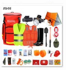 Eye Catching Orange Earthquake Natural Disasters First Aid Kit Camping Essentials Casualty Care for Fire and Rescue Medical Backpack