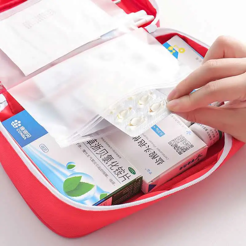 Custom 2024 Travel First Aid Bag Medicine Storage Bag Convenient for Home