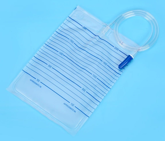 Medical Disposable Economic Urine Bag Drainage Bag with Valve