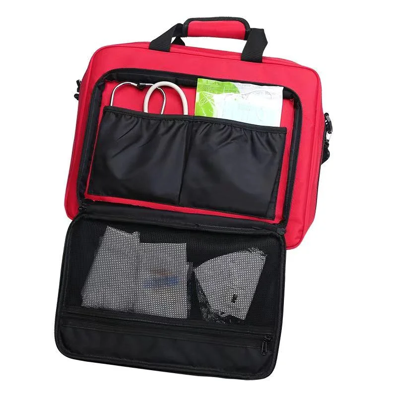 Emergency Medical Kit Multifunction Compartment Large Enough for First Aid Kit Urgent Rescue Doctor Bag Emergency Kit Bag (FE999)