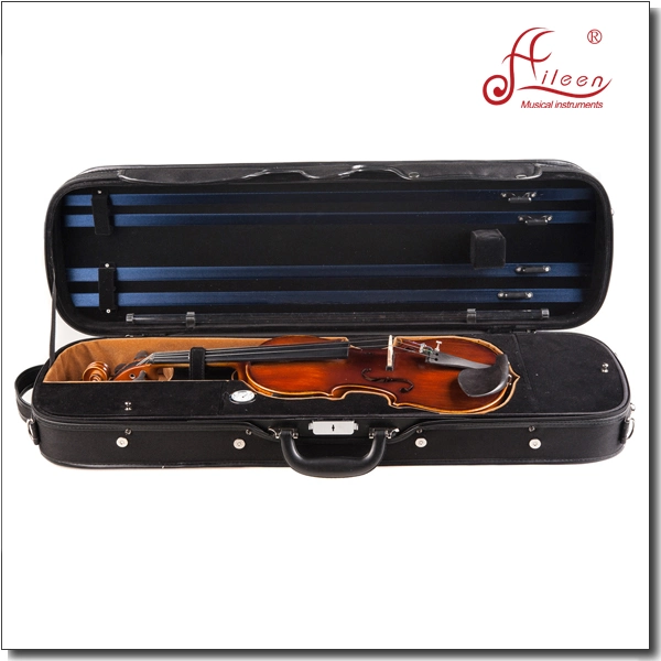 Nice Velvet Interior Oblong Shape Hard Violin Case (CSV007D)