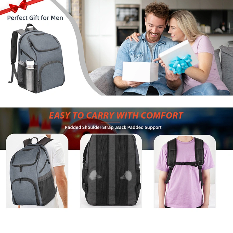 Bowling Ball Backpack with Shoe Compartment