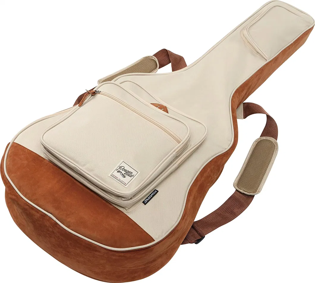 Shockproof Violin Bag Canvas Soft Guitar Carry Backpack Styrofoam Guitar Case