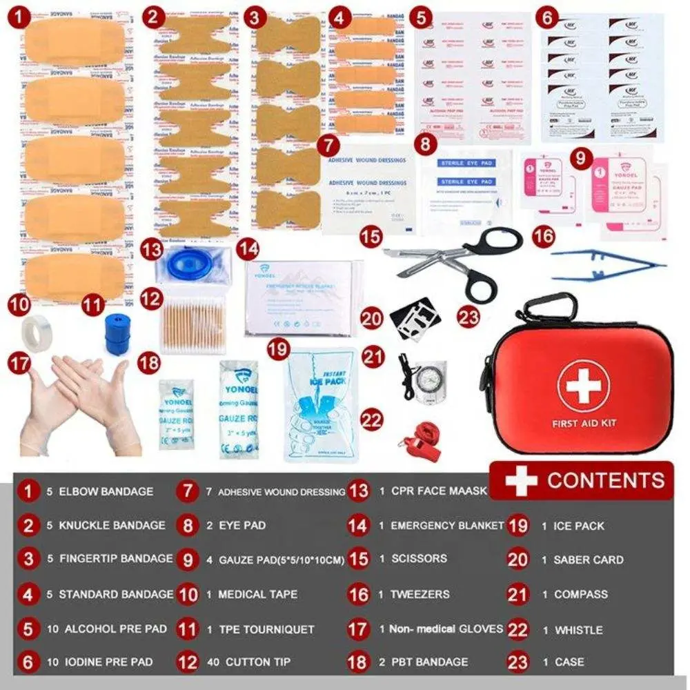 Emergency First-Aid Kit Medical Trauma Bags First Aid Kit Bag for Travel and Outdoor