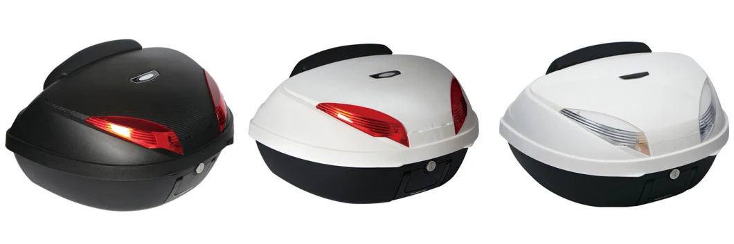 52L Motorcycle Tail Box Helmet Top Case with 2 Keys