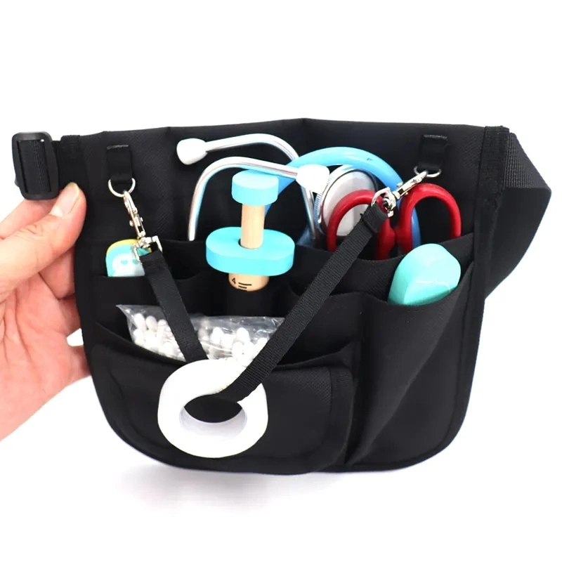 Custom Logo Belt Pouch Organizer Accessories Durable Utility Nurse Hospital Medical Pocket Waist Bag Fanny Pack for Nurse