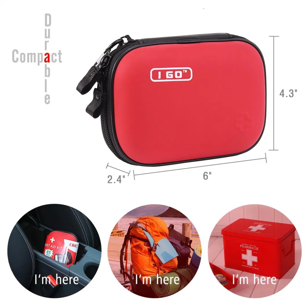 Health Care Home Emergency Medical Portable Travel Survival First Aid Kit Bag