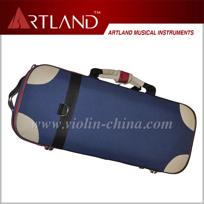 Double Violin Case (DVC022) Blue and Red