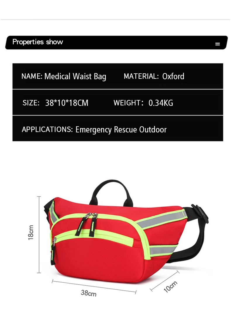 Emergency Youth Sports First Aid Kit Cold Compress and Bag First-Aid Medical Assistant Kit Waist Bag