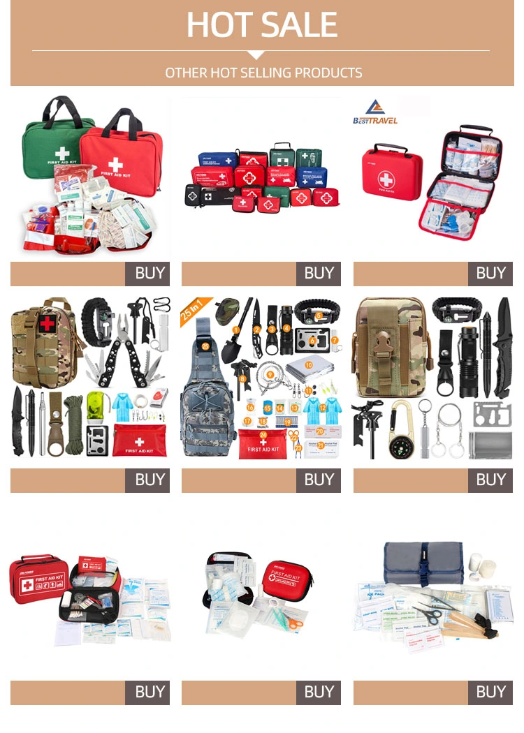 OEM Emergency Medical First Aid Bag with Small Order Accepted China Factory