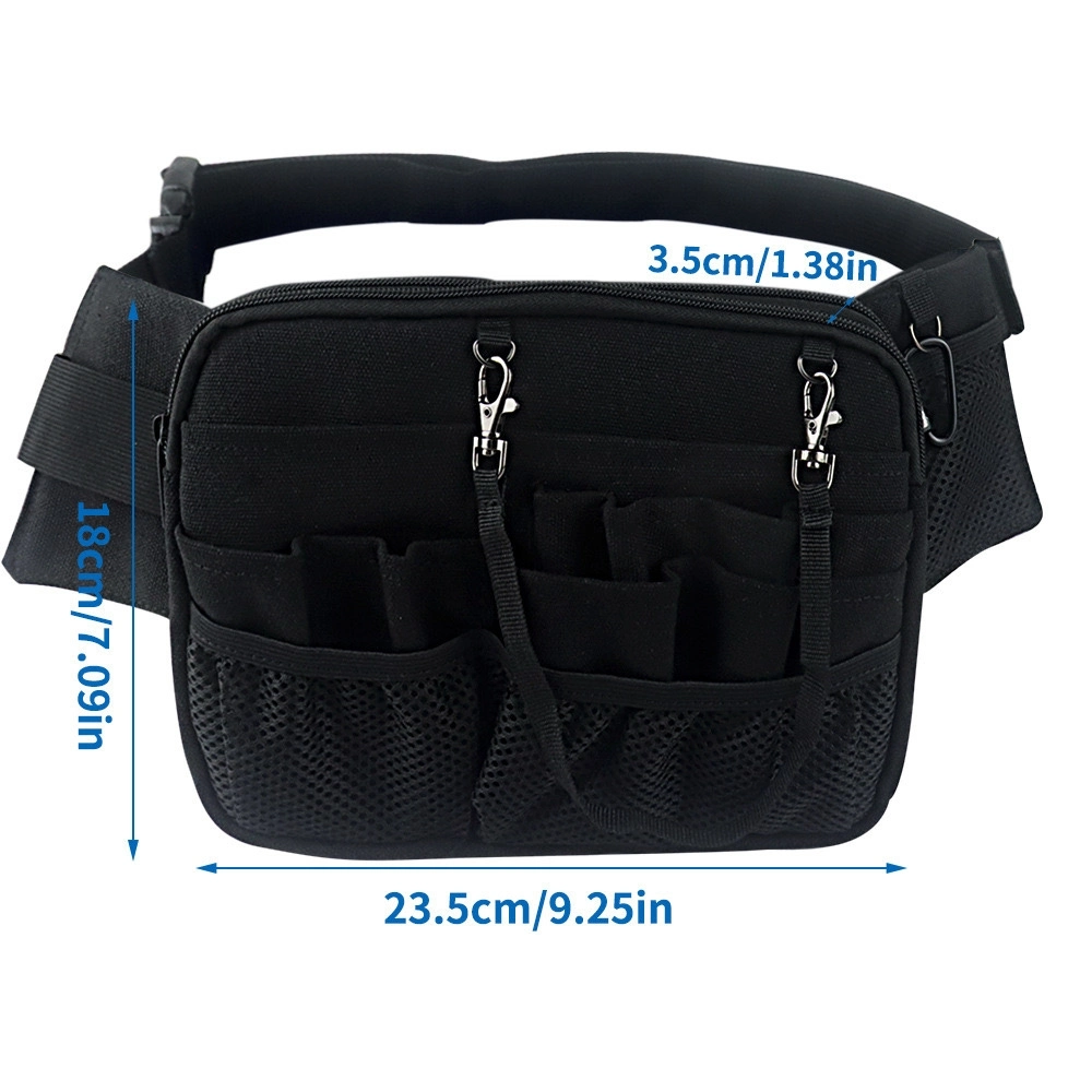 Nurse Tool Belt Bag Nurse Fanny Pack with Tape Holder Multi-Compartment Nursing Fanny Pack Organizer Pouch Medical Gear Pocket Waist Pack Bl23205