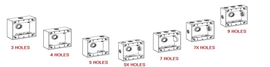 Metal Outdoor Deep Waterproof Cable Floor Electrical Junction Box