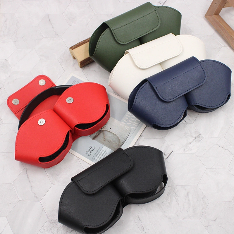 Premium Logo Promotional Gift Bluetooth Headset Bag Customized Designer Leather Headphone Case