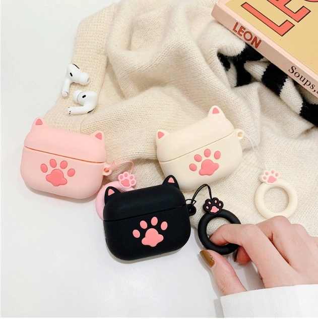 Cute Cartoon Silicone Protective Case for Airpods PRO New Wireless Smart Bluetooth Headset Airpod 3