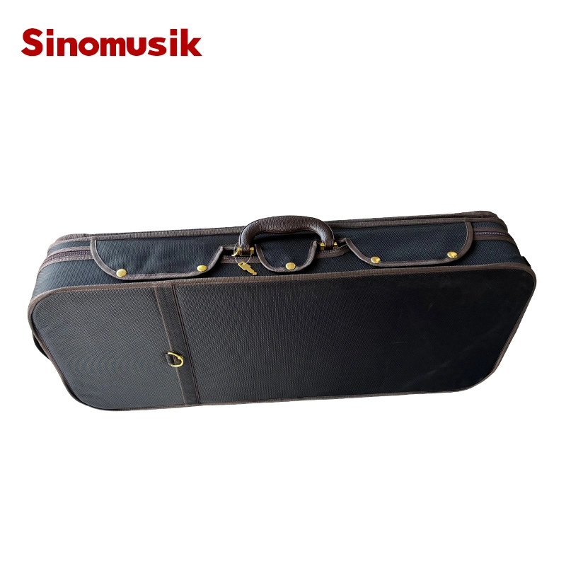 China Sinomusik Professional Oblong Violin Plywood Case Double Violin Case Can Fit Two Violins