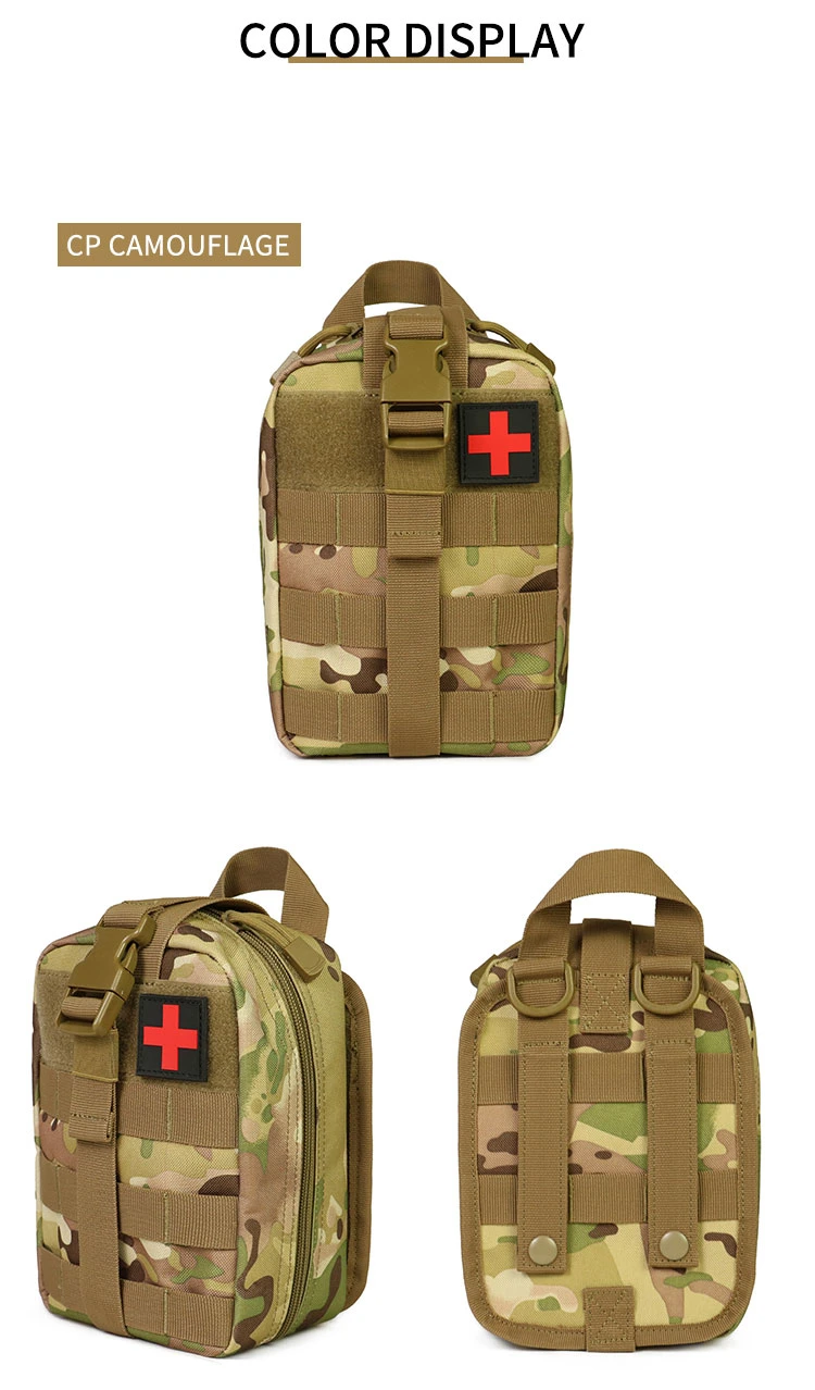 Hot Selling OEM Ifak Medical Molle Utility Pouches Tactical Utility First-Aid Backpack