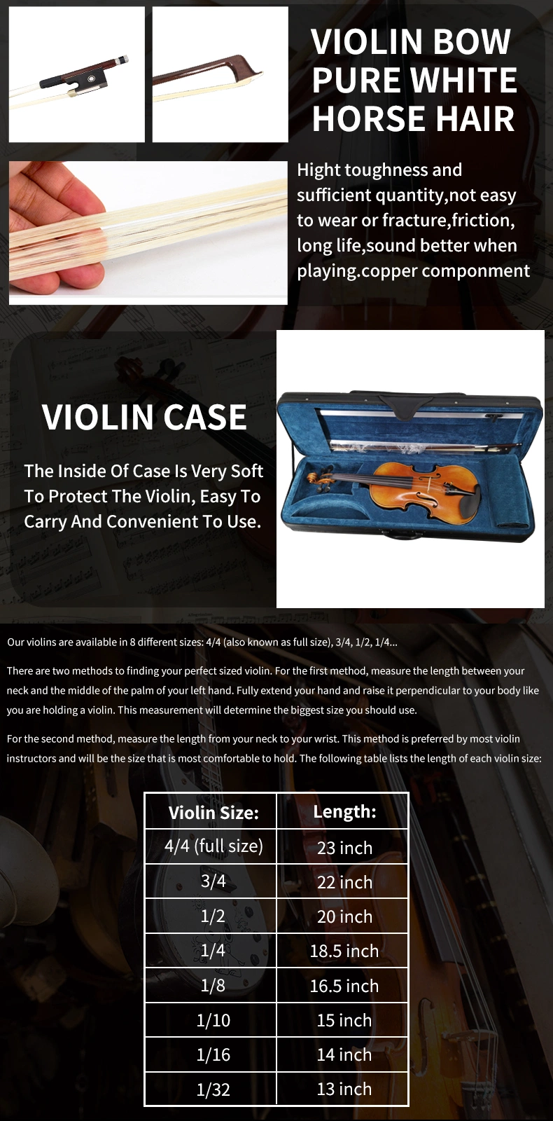 Handmade Painted Antique Advanced Violins From China Aiersi