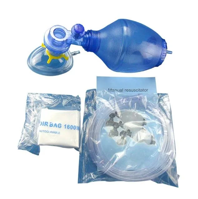 Emergency Ambulance Manual Portable Resuscitator PVC Ambu Bag CE ISO