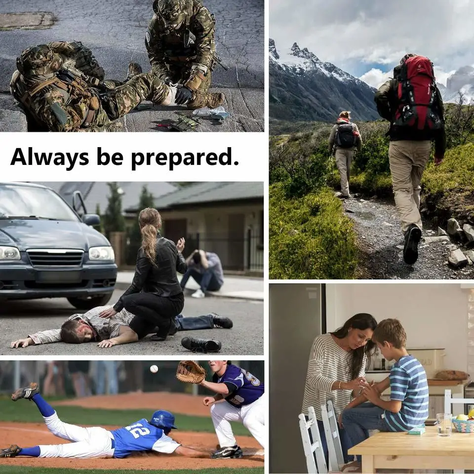 China Medical Supply Outdoor OEM Emergency Portable Survival Kit Trauma First Aid Bag with Medical Suppliers First Aid Kit Set