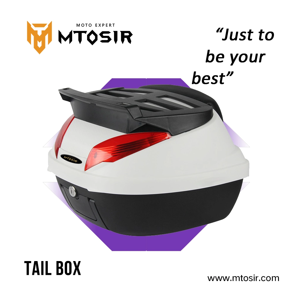 Motorcycle Tail Box White High Quality Helmet Box Case Box Luggage Box