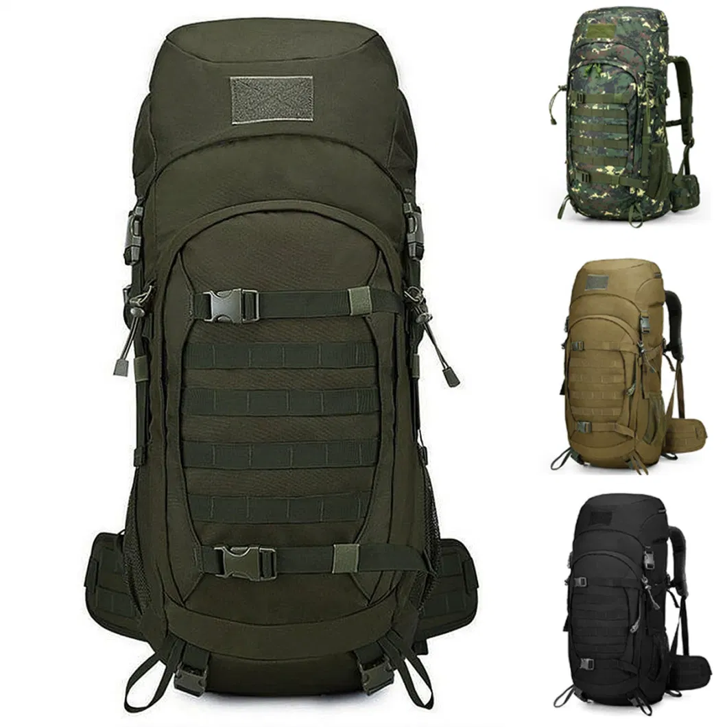 Tj-Outdoors Wholesale Multiple Color Selection Custom Logo Oemnylon Pack Hiking Camping Traveling Emergency Medical Supplies Bag Highland Tactical Backpack