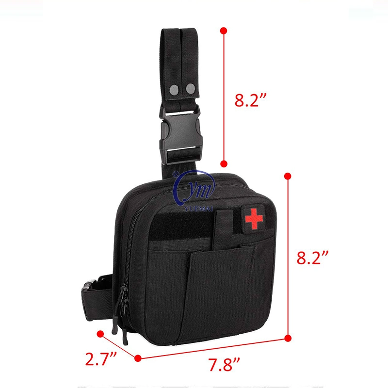 Hunting Emergency Black Cp Medical Utility Pouch Thigh Hip Bag Outdoor Molle First Aid Kit Fanny Pack