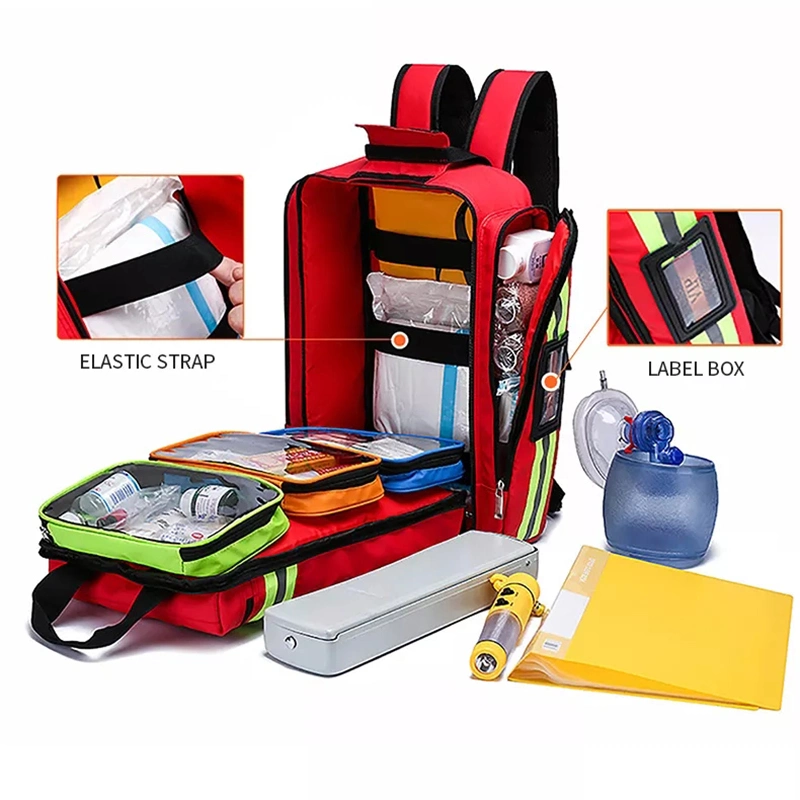 Emergency Rescue Ambulance Nurses First Aid Bag Medic Module Medical Backpack for Doctor