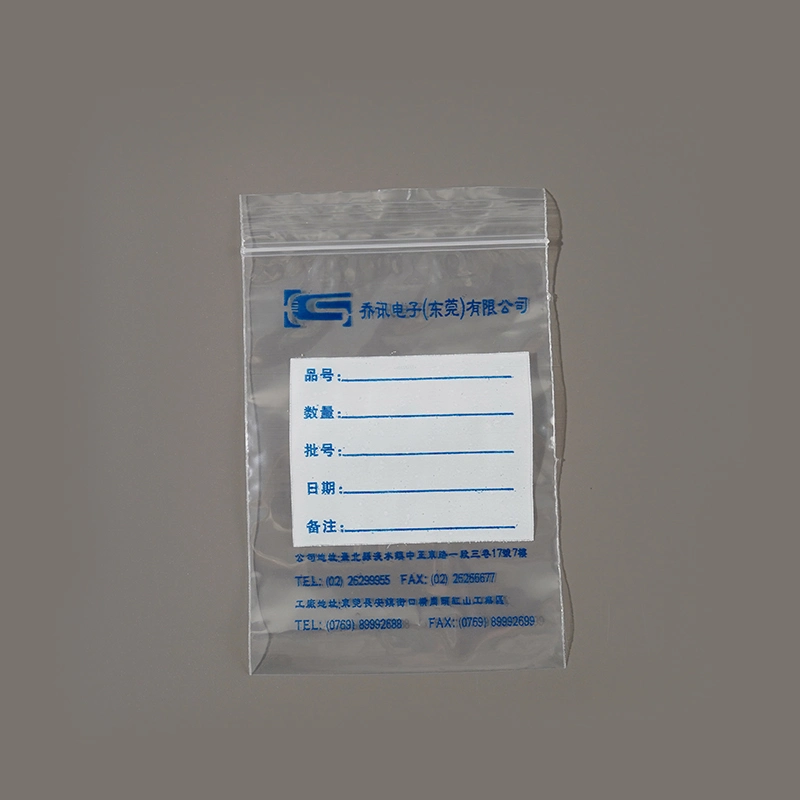 for Custom Print Transparent Clear Small Medical Hospital Medicine Writable Ziplock Zip Lock Plastic Packaging Bag with Logo