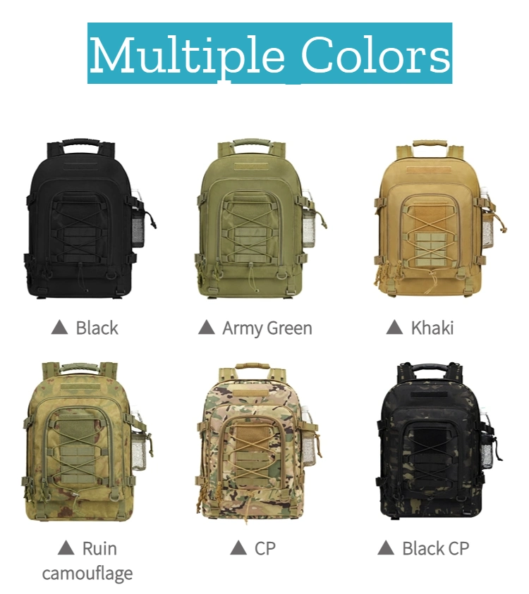 Outdoor Waterproof 60L Oxford Camping Bag Hunting Pack Gym Rucksack Molle Tactical Backpack