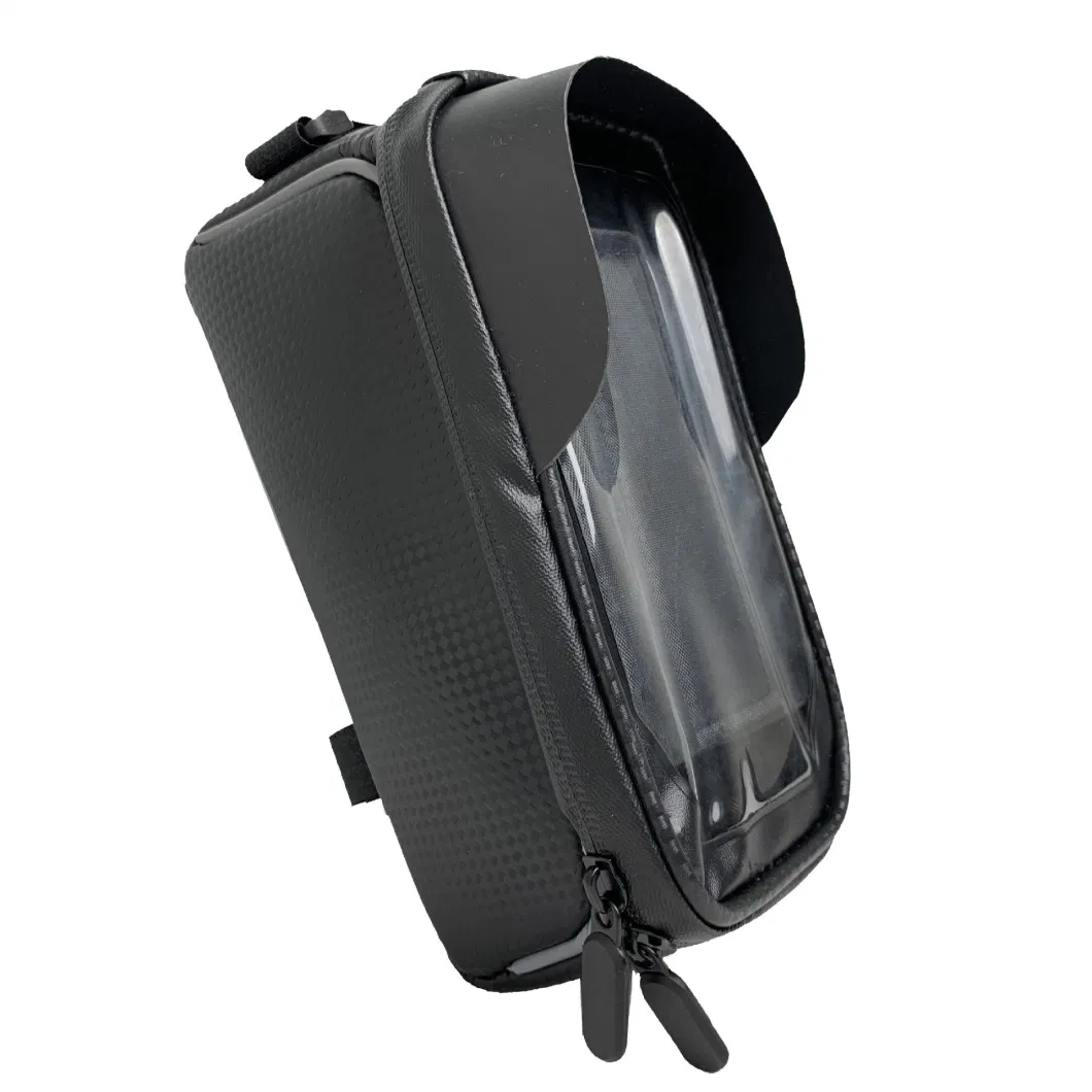 Outdoor Waterproof Touch Screen Bike Phone Front Frame Bag Tube Bicycle Bag