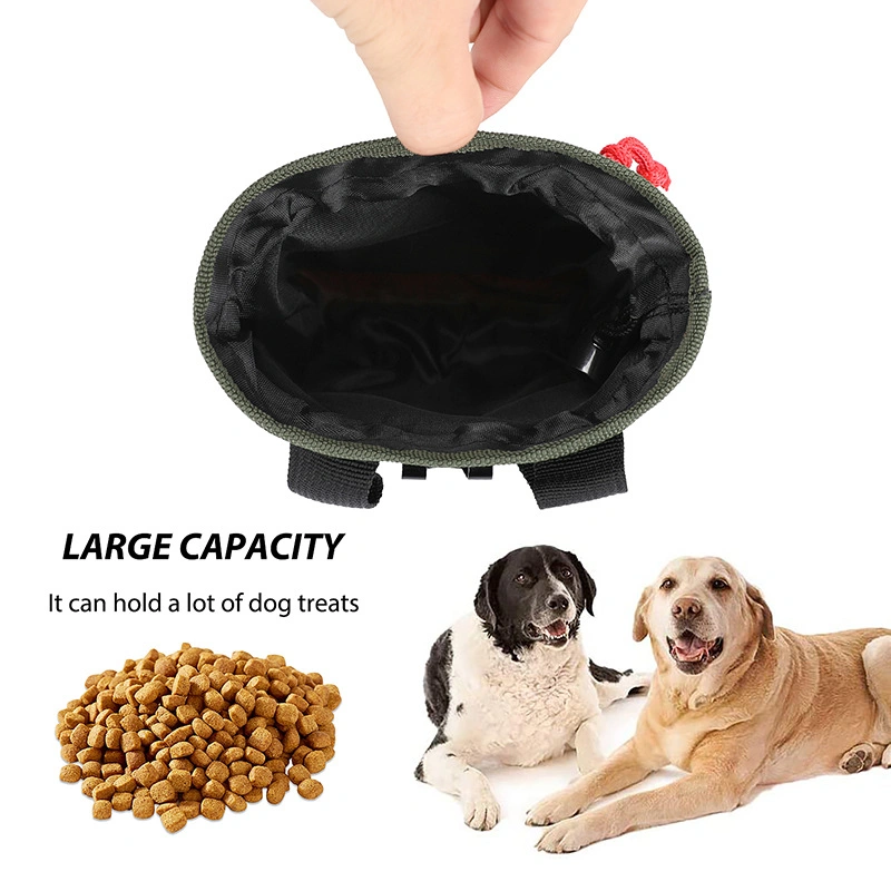 Portable Dog Training Treat Bag Outdoor Pet Food Pouch Fanny Pack